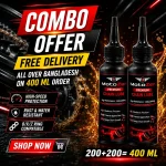 MotoZen Premium Chain Lube Combo 400ml (200ml + 200ml)