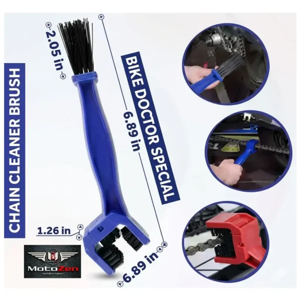 1Pcs Motorcycle Chain Cleaning Brush