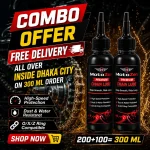 MotoZen Premium Chain Lube Combo 300ml (200ml + 100ml)