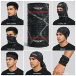 Multi-Functional Neck Gaiter-Full Black - Image 3