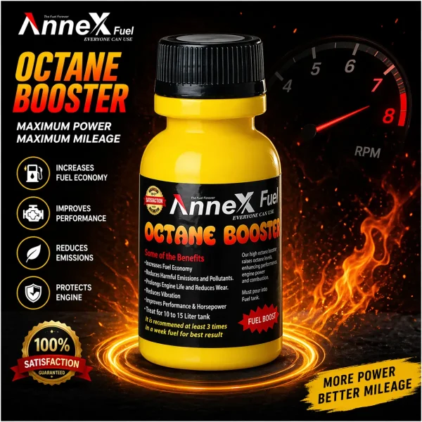 AnneX Fuel Octane Booster 30ml – Increase Engine Power, Improve Mileage & Protect Your Engine