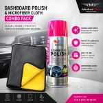Premium Dashboard Polish & Microfiber Towel Care Kit