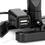 USB Charging System Mobile Holder for Motorcycle | USB Fast Charging Bike Phone Mount - Image 2