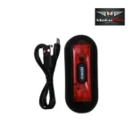 Helmet Tail Light (USB Rechargeable) – High Brightness LED Safety Light for Motorcycle Riders - Image 3