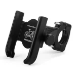 Motorcycle Metal Phone Holder | Universal Bike Handlebar Mobile Mount - Image 2