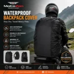 MotoZen Waterproof Backpack Cover | Rainproof, Dustproof & Lightweight Travel Bag Protector