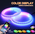 LED DRL Kit for Motorcycle | RGB Daytime Running Light | Waterproof 12V Plug & Play - Image 2