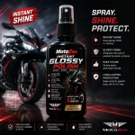MotoZen Instant Glossy Polish Spray – Premium Bike Shine & Surface Protection