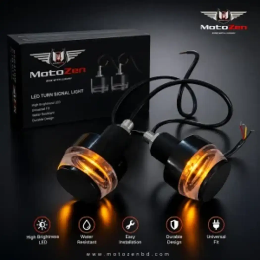 Turn-Signal-Light (3) Motorcycle LED Turn Signal Light – Universal (1 Pair) - Image 1
