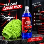 Shark Premium Car Wash Shampoo 1L + Microfiber Wash Mitt Combo Pack