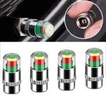 Tire Pressure Indicator Valve Caps | Tyre Pressure Monitoring Caps for Cars & Motorcycles - Image 3