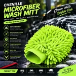 Chenille Microfiber Wash Mitt | Premium Car & Motorcycle Wash Glove