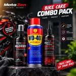 Motorcycle Care Combo – Shine, Protect & Lubricate